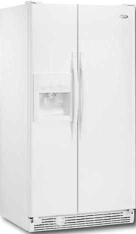 Whirlpool ED5GTGXNQ 25.3 Cu. Ft. Side By Side Refrigerator, White on White (ED5GTGXN ED-5GTGXNQ  ED 5GTGXNQ ED5GTGX ED5GTG ED5GT ED5G ED5)