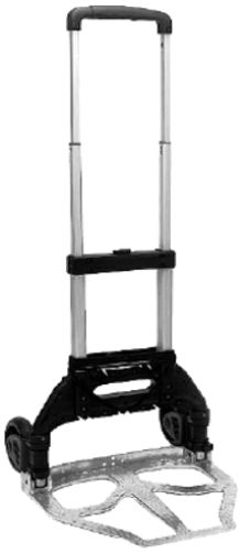 Jelco EF-10 EZ-FOL Compact Folding Travel Cart Same as EF-20 without the Strap, Securely carries up to 110 lbs. with included elastic strap (EF10 EF 10 EF-10 E-F10)