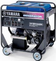 Yamaha EF12000DE Premium Consumer Generator 12000 Watt w/ Electric Start, Rated AC Output 9500 watts, Fuel Tank Capacity 11.4 gallons, Continuous Operation at 1/4 Rated Load 10.0 hrs., Noise Level 80.0 dBA (EF-12000DE EF12000-DE EF12000D EF12000 EF-12000) 