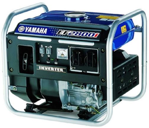 Yamaha EF2800i Inverter Generator 2800 Watt, Premium Consumer Generator, Rated AC Output 2500 watts, Fuel Tank Capacity 3.0 gallons, Continuous Operation at 1/4 Rated Load 12.9 hrs., Noise Level 60.0 - 67.0 dBA (EF2800 EF-2800i EF2800-i EF-2800)