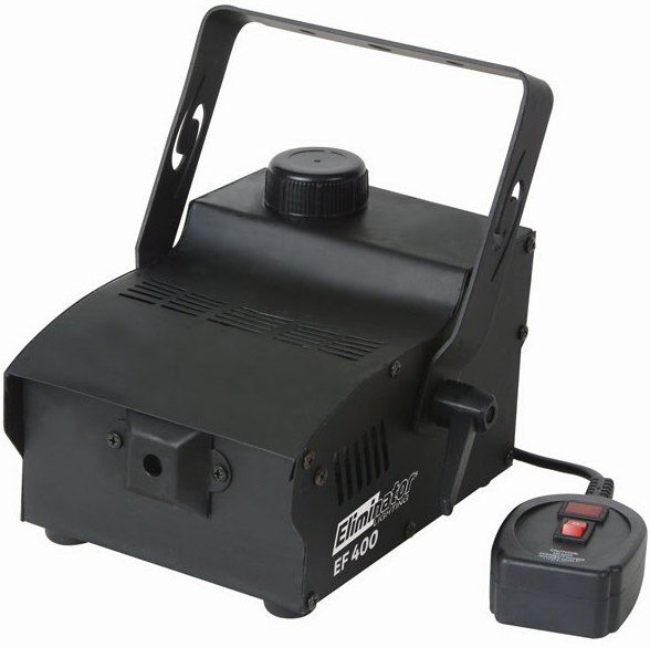 Eliminator Lighting EF-400 Fog Machine, 400 Watts Mini Fogger, 10 ft wired remote control, Free Pint of Juice (EF400 EF 400)