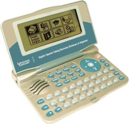 Ectaco EF400T Partner English-French Bidirectional Talking Dictionary with Universal Organizer, 450000 words vocabulary, Advanced voice synthesis in English and French, Large, 5 line high-resolution graphic screen makes for natural, smooth font appearance that is easy on your eyes, Instant Reverse translation, UPC 789981405171 (EF-400T EF 400T EF400-T EF400)