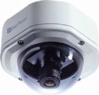 EverFocus EHD300/N-3 Outdoor Color Vandal Dome Camera, 1/3" Sony Super HAD CCD with light sensitivity of 0.4 Lux/F=1.2, 520 TVL of horizontal resolution, 768 x 494 NTSC / 752 x 582 PAL Picture Format, BNC 1.0 Vp-p, 75 ohm Video Output, 0.4 Lux/F=1.2 Sensitivity, 1/50 - 1/60 ~ 1/100,000 sec. Electronic Shutter, Designed with 3-axis for angle viewing flexibility, Built-in micro switch for alarm trigger, Built-in vari-focal f=2.9~10mm / F=1.6, Weatherproof IP66 rated (EHD300N3 EHD300-N-3 EHD300 N 3 