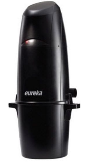 EUREKA EKB550 Bagless Vaccum; High impact polymer construction, Dual intake valve installation, Suitcase latch bucket, Flow thru motor; Comes complete with a dual intake to install the piping from your home to either side of the power unit; The internal sound muffler makes for a less of a noisy atmosphere (EKB550 EK B550)