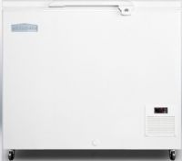Summit EL21LT Commercial Approved -45º C Capable Chest Freezer, White Cabinet, 8.1 cu.ft. capacity, Lift-up Door Swing, Digital thermostat with external controls allows easy and precise temperature monitoring, Extra 4 1/2" insulation for efficient and stable cooling, Factory installed lock, Counterbalanced hinges allow easier loading (EL-21LT EL 21LT EL21L EL21) 