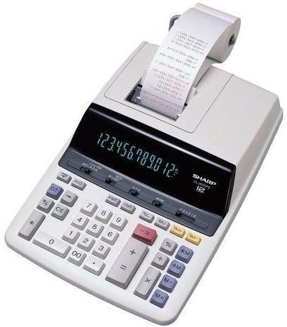 Sharp EL-2630P 12 Digit 4.1 LPS Heavy Duty Ribbon Printing Calculator (EL 2630P, EL2630P, EL-2630, EL2630)