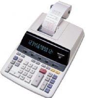 Sharp EL-2630PIII Deluxe Heavy Duty Color Printing Calculator with Clock and Calendar, Extra-large 12-digit display with punctuation, 4-key memory, grand total, average, mark-up functions, Calendar/clock function displays and prints date and time, 4.8 lines per second Printing speed, Up/off/down Rounding settings (EL2630PIII EL 2630PIII) 