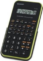 Sharp EL-501XBGR Scientific Calculator, Gloss Black/Green, Large 10 Digits Single Line LCD display, 131 functions and 1 memory, Complex Number Calculations, Constant calculation, Chain Calculation, Standard Input Logic, Sturdy and hardwearing plastic keys, 2 LR44 batteries, UPC 074000019225 (EL501XBGR EL 501XBGR EL501-XBGR EL-501XB EL501 XBGR) 