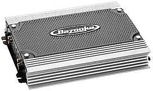 Bazooka ELA1300 1 x 300 Watt Amplifier, 1 x 300 watts @ 2ohm mono subwoofer amplifier only, Low-pass crossover (ELA 1300 ELA-1300)