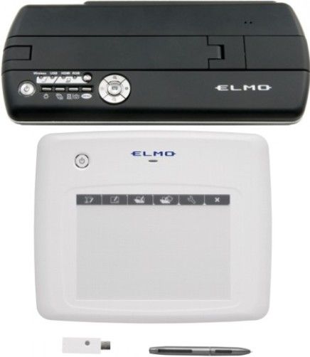 Elmo 1337-27 Classroom MO-1 Black Versatile Ultra Compact Visual Presenter and CRA-1 Wireless Pen Tablet Bundle System, 1/3.2