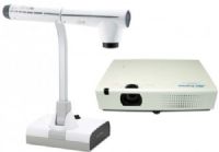 Elmo 1349-64 Doc-Tor AP Bundle, Includes TT-12iD Interactive Document Camera + ASK Proxima C3327W-A Business Education Series LCD Portable Projector, Powerful 96x Zoom and 3.4-Megapixel CMOS Image Sensor, Effective pixels 1920 (H) x 1536 (V), F3.2-3.6/f=4.0 mm- 48.0 mm Lens, Analog RGB 800 (H) x 800 (V) TV lines or more resolution (ELMO134964 ELMO-134964 134964 1349 TT12ID TT 12ID C3327WA C3327W) 