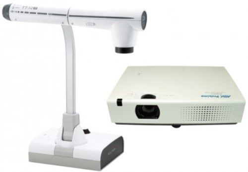 Elmo 1349-64 Doc-Tor AP Bundle, Includes TT-12iD Interactive Document Camera + ASK Proxima C3327W-A Business Education Series LCD Portable Projector, Powerful 96x Zoom and 3.4-Megapixel CMOS Image Sensor, Effective pixels 1920 (H) x 1536 (V), F3.2-3.6/f=4.0 mm- 48.0 mm Lens, Analog RGB 800 (H) x 800 (V) TV lines or more resolution (ELMO134964 ELMO-134964 134964 1349 TT12ID TT 12ID C3327WA C3327W)