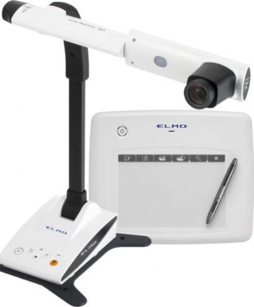 Elmo 1351-7 Vision Bundle TX-1 + CRA-1, 12x Optical zoom & 8x digital zoom, 3.4 CMOS Sensor, Wireless transmission of HD videos, Wireless Slate/Tablet, Full HD 1080i, Wireless transmission of HD videos, Station/ Access Point Mode Switch, 30 FPS, Allows you to walk around the classroom to take a closer look at what the students are doing and engage them easily (1351-7 13517 1351 7 ELMO13517  ELMO-13517  ELMO 13517)