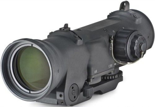 Elcan ELSPEC Model DFOV156-C2 SpecterDR Dual Role Optical Sight, Hard-anodized Aluminum, Gray/Black color, 6x/1.5x Magnification, 1.5 MoA @ 6x/6 MoA @ 1.5x Aiming Dot diameter, 100-1000m for 7.62 NATO Ballistic correction, 70mm Eye Relief, 42mm Entrance pupil, 7mm Exit pupil, 300m @ 6x/105m @ 1.5x Nominal focus (EL-SPEC EL SPEC DFOV156C2 DFOV156 C2)