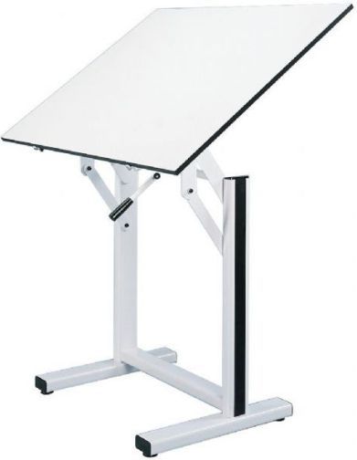 Alvin EN42-4 Professional Drawing Table, White Base White Top 31