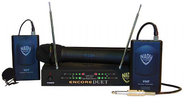 Nady ENCOREDUET HT Two Channel Professional VHF Wireless