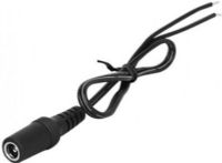 ENS CC6100-F Power Cord Lead, 2.1mm Plug, 12V DC, 6" Length, Female (ENSCC6100F CC6100F CC-6100-F CC 6100-F CC6100) 