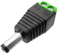 ENS CC6100-T-M DC Lead with Plug-InTerminal, 2.1mm Plug, 12V DC, Male (ENSCC6100TM CC6100TM CC6100T-M CC6100-TM CC6100 T-M) 