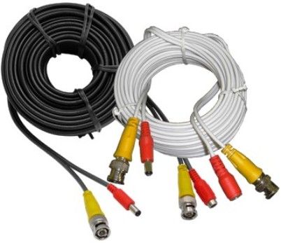 ENS CC7600-W-T Pre-Made Cable, White For use with SDI and TVI Cameras, 60 Feet Length (ENSCC7600WT CC7600WT CC7600W-T CC7600-WT CC7600 W-T CC7600-B/W-T)