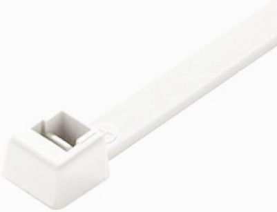 ENS CT-12/W 12-Inch White Cable Tie, 120 lbs Tensile Strength, 100 Piece/Bag, Price for Each Piece, Dimensions 7.2x300mm (ENSCT12W CT12W CT12/W CT-12W CT 12/W)