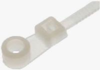 ENS CTM-8/W 8-Inch White Screw Mount Cable Tie, 50 lbs Tensile Strength, 100 Piece/Bag, Price for Each Piece, Dimensions 4.8x200mm (ENSCTM8W CTM8W CTM8/W CTM-8W CTM 8/W) 