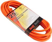 ENS EC1625ULF Indoor/Outdoor 25 Foot (7.62m) Grounded Extension Cord, 1625 Watts Maximum, Grounded Plug and Outlet, 3 Wire/16 Gauge SJTW, 125 Volts, Requires 13 Amps or Less (ENSEC1625ULF EC-1625ULF EC1625-ULF EC1625 ULF EC 1625ULF) 