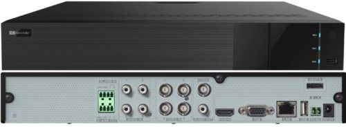 Titanium ED8004H5-F 4-Channel 4K 5-IN-1 TVI/AHD/CVI/960H/IP Digital Video Recorder; H.264 High Profile System Compression; Embedded Linux Operating System; 4CH TVI/AHD Video Input, Support 8MP/5MP/4MP/3MP/1080P/720P/WD1 Recording; 4CH Video Input, Support 4MP/3MP/1080P/720P/WD1 Recording (ENSED8004H5F ED8004H5F ED-8004H5-F ED80-04H5-F ED8004-H5-F ED8004H5)