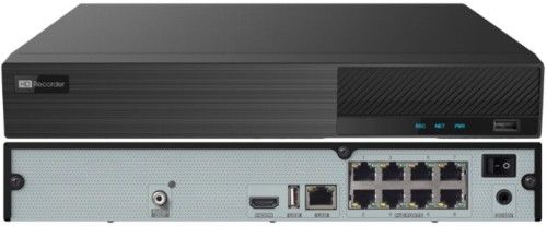 Titanium ED9308H5NV-8P-2 8-Channel Mini 1U Case 8 PoE Network Video Recorder, Embedded Linux Operating System, 8 IP Camera Input, Highlighted Date and Time to Display the Channel Record, Alarm Mode, H.265 Compression, Titanium Interface, 4K@30fps at All Channel, Free DDNS, P2P Easy Network Setup (ENSED9308H5NV8P2 ED9308H5NV8P2 ED9308H5NV8P-2 ED9308H5NV-8P2 ED9308H5NV 8P-2)