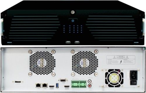 Titanium ED98128H5NV 128-Channel 8MP High Definition Network Video Recorder Server, Embedded Linux Operating System, 16 Playback Channels, Multi-mode Recording, Support 128CH 8MP/5MP/4MP/3MP/1080P/960P/720P IP Input, Dual Stream Recording, 64@D1 Decoding Capabilitys (ENSED98128H5NV ED-98128H5NV ED98128-H5NV ED-98128-H5NV)