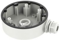 H SERIES ES1280ZJ-DM46 Junction Box, White For use with ESNC324-WDA and ESNC326-WDA Mini Dome Network Cameras, Aluminum Alloy Material with Surface Spray Treatment, Side Inlet and Bottom Inlet, Interchangeable Bottom Waterproof Cover and Side Gland Nut, Waterproof Design, Dimension 126.7x35 mm (4.99" x 1.38"), Weight 210g (0.46 lb.) (ENSES1280ZJDM46 ES1280ZJDM46 ES1280ZJ DM46 ES-1280ZJ-DM46) 