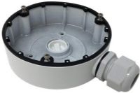 H SERIES ES1280ZJ-DM8 Junction Box, White For use with ESNC324-XD, ESNC326-XD and ESNC328-XD Fixed Turret Network Cameras; Aluminum Alloy Material with Surface Spray Treatment; Side Inlet and Bottom Inlet; Interchangeable Bottom Waterproof Cover and Side Gland Nut; Waterproof Design; Dimension 126.7x35 mm (4.99" x 1.38"); Weight 210g (0.46 lb.) (ENSES1280ZJDM8 ES1280ZJDM8 ES1280ZJ DM8 ES-1280ZJ-DM8) 