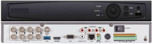 H SERIES ESAR324-8 8-Channel HDTVI/HDCVI/AHD/CVBS Tubro HD Digital Video Recorder, 4MP IP Cameras Input, Connectable to H.265+/H.265/H.264+/H.264 IP Cameras, Up to 3 MP Resolution for Recording, Supports Real-time 1080p Lite, Simultaneous HDMI/VGA Output, Separate CVBS Output, Smart Search for Efficient Playback (ENSESAR3248 ESAR3248 ESAR-324-8 ESAR324 8)