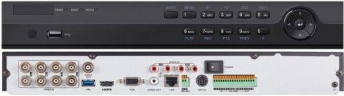 H SERIES ESAR326-8 8-Channel 8MP Turbo High Definition Digital Video Recorder, Self-adaptive HDTVI/HDCVI/AHD/CVBS/IP Signal Input, Connectable to H.265+/H.265/H.264+/H.264 IP Cameras, 8MP/5MP/4MP HDTVI Video Input and Live View, Simultaneous HDMI/VGA Output, Separate CVBS Output, Smart Search for Efficient Playback (ENSESAR3268 ESAR3268 ESAR-326-8 ESAR3268)