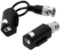 ENS HD-EV01P-03 1-Channel HD Passive Video Balun (Pack) Fits with HD-TVI, HD-CVI, AHD and 960H; 1 Tail Type and 1 Straight Type; DC to 71MHz Operating Frequency; Common Mode/Differential Mode Rejection 15KHz to 71MHz 60dB; Built-in Translent Voltage Surge Protection (ENSHDEV01P03 HDEV01P03 HDEV01P-03 HD-EV01P03 HD EV01P-03) 