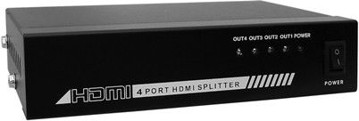ENS HDMI-SP4 HDMI Splitter, 1 HDMI Input, 4 HDMI Output, Long Distance Transmission of HDMI Signal (ENSHDMISP4 HDMISP4 HDMI SP4)