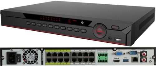 Diamond NVR502A-32/16P-4KS2E 32-Channel 16 PoE 4K & H.265 Pro Network Video Recorder, Embedded Main Processor, Embedded Linux Operating System, Smart H.265+/H.265/Smart H.264+/H.264/MJPEG, Max 320Mbps Incoming Bandwidth, Up to 12Mp Resolution Live-view & Playback, HDMI/VGA Simultaneous Video Output (ENSNVR502A3216P4KS2E NVR502A3216P4KS2E NVR502A-3216P-4KS2E NVR502A32/16P4KS2E NVR502A 32/16P-4KS2E)