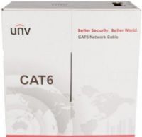 UNV UN-CAT6-W Solid-Bare Copper 1000ft (305m) UTP Category 6 Network Cable, White, 99.97% Solid-bare Copper Conductor Material, 23 AWG, HDPE Insulation Material, PVC (complies RoHS/REACH) Sheath Material (ENSUNCAT6W UNCAT6W UNCAT6-W UN-CAT6W CAT6-W) 
