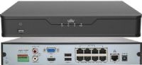 UNV UN-NVR30108BP8 8-Channel Mini 1U 8 PoE & 2MP Ultra 265 Network Video Recorder, Embedded Main Processor, Embedded Linux Operating System, Support Ultra 265/H.265/H.264 Video Formats, 4-channel Input, Plug & Play with 8 Independent PoE Network Interfaces, HDMI and VGA Simultaneous Output, Up to 2MP Resolution Recording (ENSUNNVR30108BP8 UNNVR30108BP8 UN-NVR0108BP8 UN-NVR30108P8 UN NVR30108BP8) 