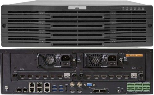 UNV UN-NVR516128 Ultra265 128-Channel 16 SATA Network Video Recorder, Embedded Main Processor, Embedded Linux Operating System, Support Ultra H.265/H.265/H.264 Video Formats, 128-channel IP Camera Input, 3rd Party IP Camera Supported with ONVIF Conformance, Up to 12MP Resolution Recording (ENSUNNVR516128 UNNVR516128 UN-NVR-516128 UN NVR516128 UN-NVR 516128)