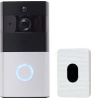 ENS VD-KIT01 1.3MP Wireless Video Doorbell & Receiver, Resolution 1280x720, 6 Hidden Infrared Light, Audio In/Out, 166° View Angle, Built-In 8G Memory, 2 Rechargeable Batteries, Supports 802.11 b/g/n, Instant Notifications Within 2 Sec., Within 600ms Wake Up Time (ENSVDKIT01 VDKIT01 VD-KIT-01 VD KIT01) 