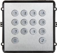 Diamond VTO2000A-K Keyboard Module Fits with VTO2000A-C Outdoor Station, Stainless Steel Panel, Surface & Flush Installation, IP54, IK07 (ENSVTO2000AK VTO2000AK VTO-2000A-K VT-O2000A-K VTO2000A) 