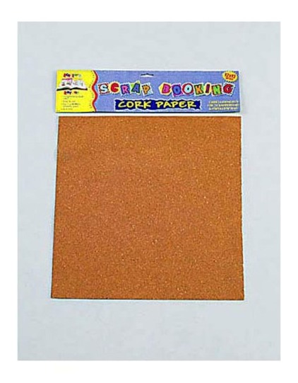 EOSK CC181 12x12 craft cork paper, 0.11 lbs. UPC 731015000000. Price per Case of 48, Category: crafts. (EOSCC181)