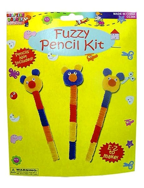 EOSK CC304 fuzzy pencil making kit, 0.094 lbs. UPC 731015000000. Price per Case of 24, Category: crafts. (EOSCC304)