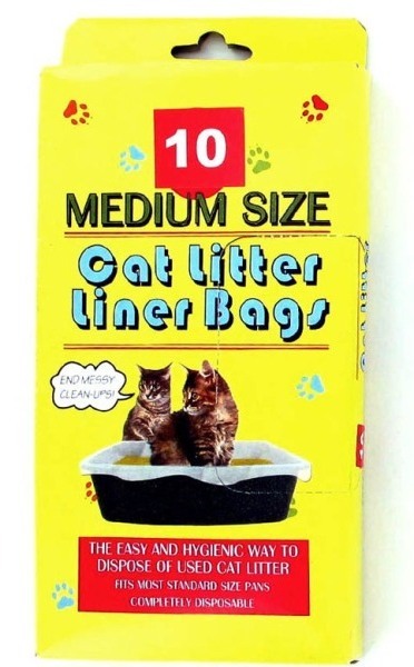 EOSK DI018 10pc cat litter bags, 0.233 lbs. UPC 731015000000. Price per Case of 12, Category: pet supplies. (EOSDI018)