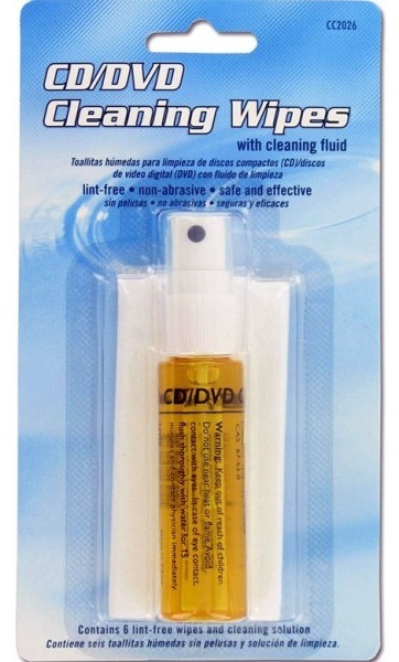 EOSK EL248 cd/dvd cleaning wipes with cleaning fluid, 0.208 lbs. UPC 26616002054. Price per Case of 6, Category: electronic. (EOSEL248)