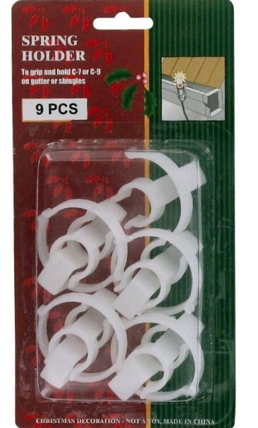 EOSK HS685 9 piece rain gutter plastic clips for c7 or c9, 0.118 lbs. UPC 56871706169. Price per Case of 24, Category: seasonal. (EOSHS685)