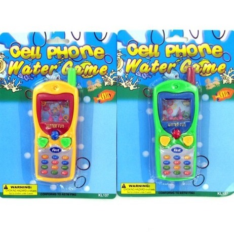 EOSK KL137 cell phone water toss game assorted colors, 0.115 lbs. UPC 731015000000. Price per Case of 24, Category: toys. (EOSKL137)