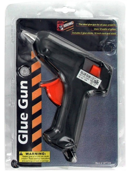 EOSK MT169 craft glue gun, 0.228 lbs. UPC 731015000000. Price per Case of 40, Category: tools/hardware. (EOSMT169)