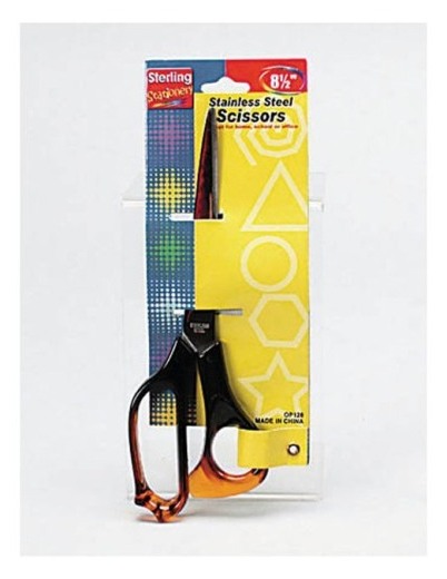 EOSK OP128 all purpose stainless scissor, 0.159 lbs. UPC 731015000000. Price per Case of 24, Category: stationery. (EOSOP128)