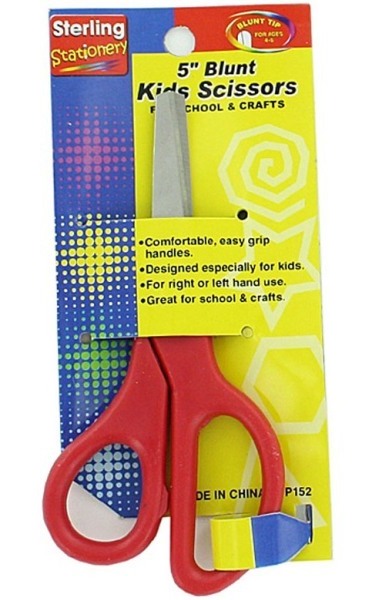 EOSK OP152 children's blunt craft scissor, 0.08 lbs. UPC 731015000000. Price per Case of 24, Category: stationery. (EOSOP152)